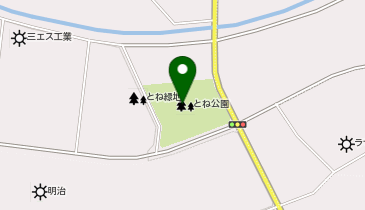 伊勢崎市利根公園グランドの地図画像