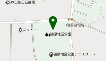 磯原地区公園野球場の地図画像