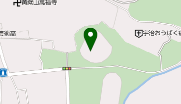 宇治市黄檗公園の地図画像