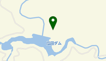 瓜田ダム公園の地図画像