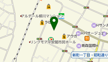 駅前公園の地図画像