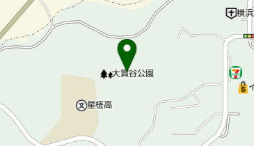 横浜市大貫谷公園の地図画像