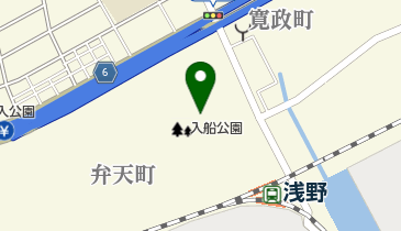 横浜市入船公園の地図画像