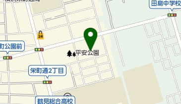 横浜市平安公園の地図画像