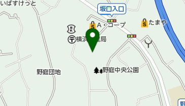 横浜市野庭中央公園の地図画像