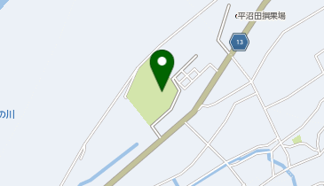 河南公園グラウンドの地図画像