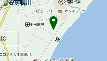 鴨川潮さい公園の地図画像