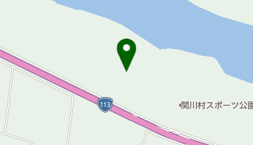 関川村河川敷スポーツ公園の地図画像