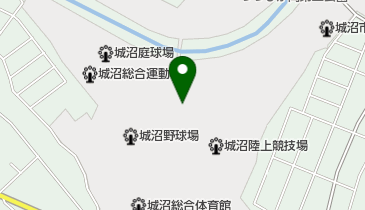 館林市つつじが岡公園城沼総合運動場の地図画像
