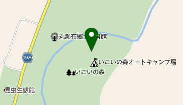 丸瀬布森林公園いこいの森の地図画像