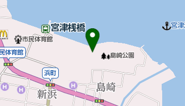 宮津市島崎公園運動広場の地図画像