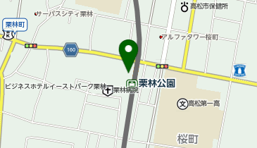 栗林公園駅前レンタサイクルポートの地図画像