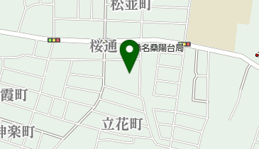 桑名市立花公園テニスコートの地図画像