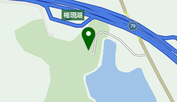 権現総合公園キャンプ場の地図画像