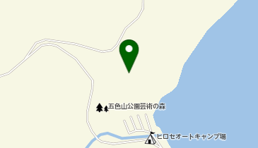 五色山公園の地図画像