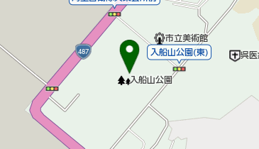 呉市入船山公園多目的広場の地図画像