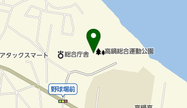 高鍋町総合運動公園野球場の地図画像