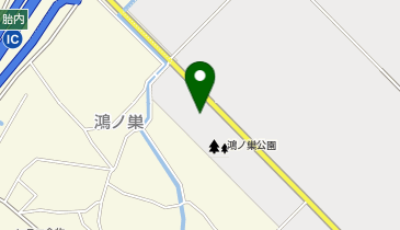 鴻巣公園テニスコートの地図画像