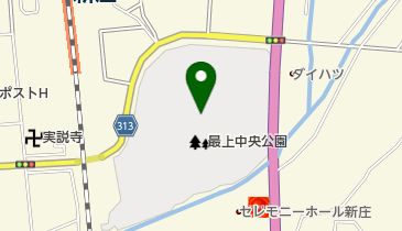 最上中央公園(かむてん公園)の地図画像