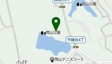 堺市荒山公園の地図画像