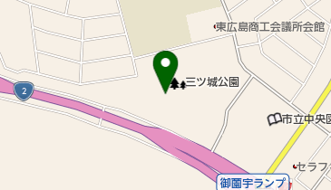 三ツ城近隣公園の地図画像