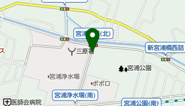 三原市宮浦公園グラウンドの地図画像