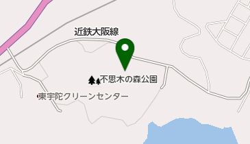 室生不思木の森公園の地図画像