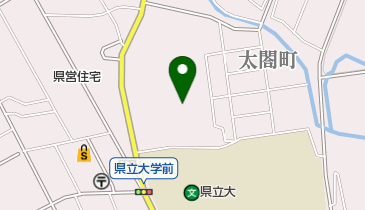 射水市中山公園パークゴルフ場の地図画像