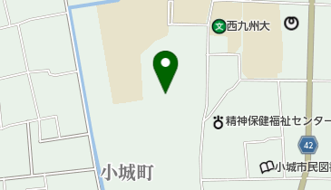 小城公園庭球場の地図画像