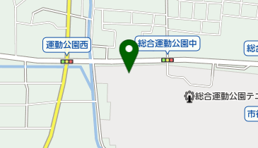 松任総合運動公園屋内運動場の地図画像