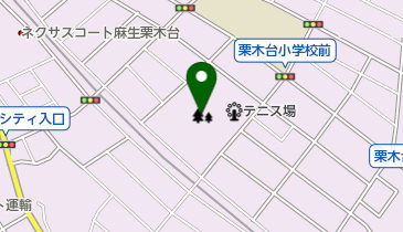 川崎市とんびいけ公園の地図画像