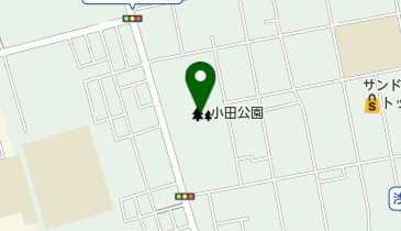 川崎市小田公園の地図画像