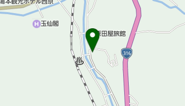 立ち寄り湯 恩湯の地図画像