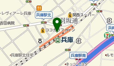 ビアードパパ JR兵庫駅店の地図画像