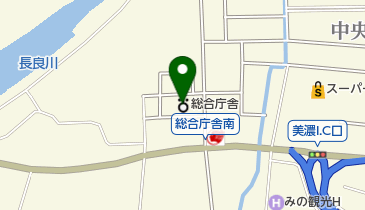 中濃県税事務所の地図画像