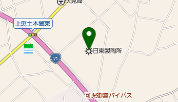 株式会社日東製陶所 伏見工場の地図画像