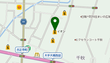ヘアカラー専門店CASA COLOR(カーサカラー) イオン長岡店の地図画像