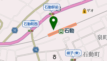 小矢部市民図書館の地図画像