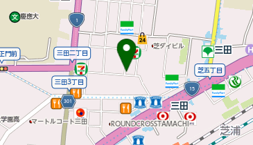 肉汁餃子のダンダダン 田町店の地図画像