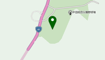 平田公園野球場の地図画像