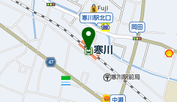 JR東日本 寒川駅みどりの窓口の地図画像
