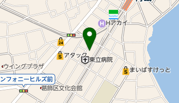 シニア活動支援センターの地図画像