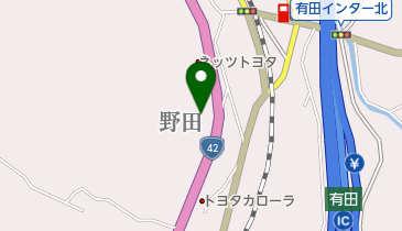 きのくにオートの地図画像