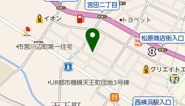 天王町町内会館の地図画像