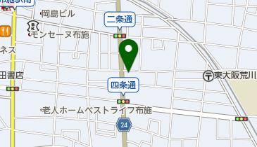 若松日峰堂・表具店の地図画像