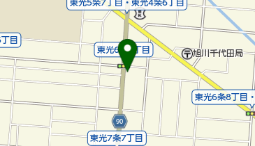 ピーズラボ旭川の地図画像