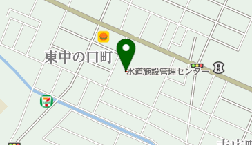 酒田市上下水道部の地図画像