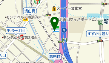 ヨコハマ鍼療院の地図画像