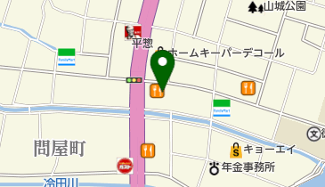 好日山荘 徳島山城店の地図画像