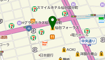 NAVAL BY ON THE EARTH(ナバル バイ オン ザ アース) 仙台フォーラス店の地図画像